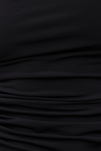 Dynamite Sculpt Off Shoulder Top Black