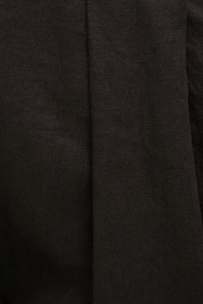 Dynamite Oversized Linen Shirt Brown