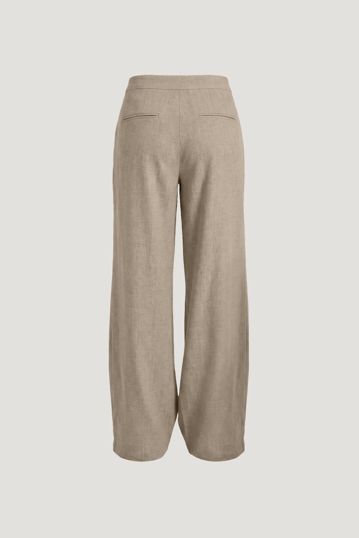 Dynamite Yasmin Linen Straight Leg Pants Beige