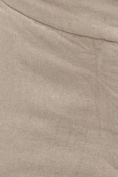 Dynamite Yasmin Linen Straight Leg Pants Beige