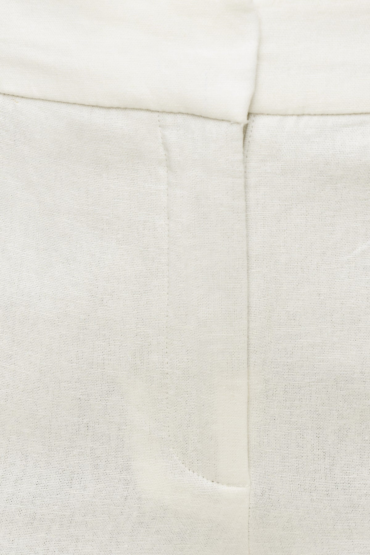 Dynamite Yasmin Linen Straight Leg Pants White