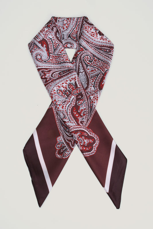 Dynamite Satin Feel Scarf Red