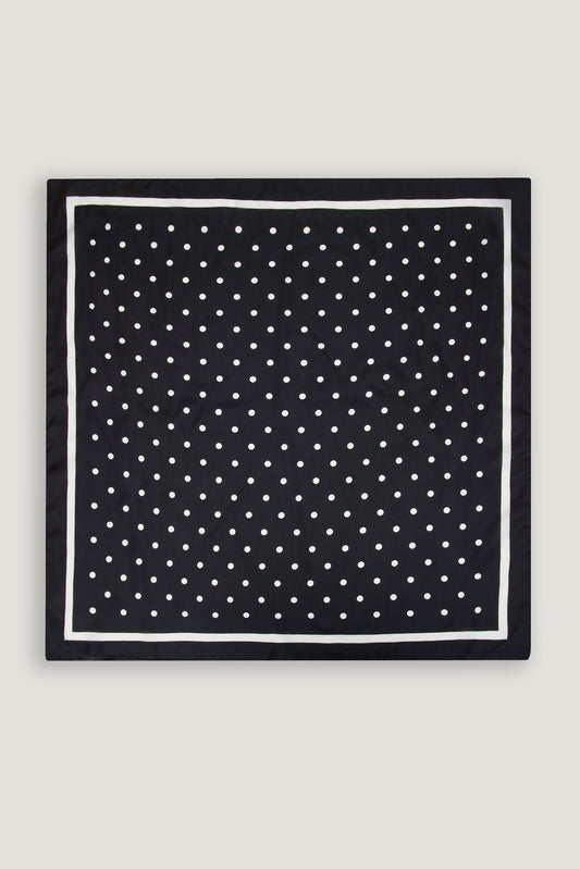 Dynamite Satin Feel Scarf Black