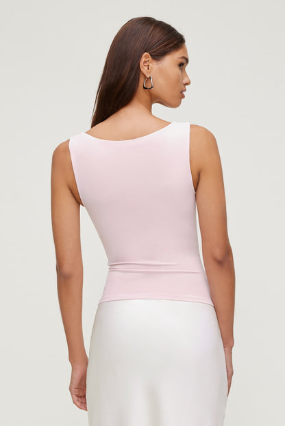 Dynamite Nola Sculpt Tank Top Pink