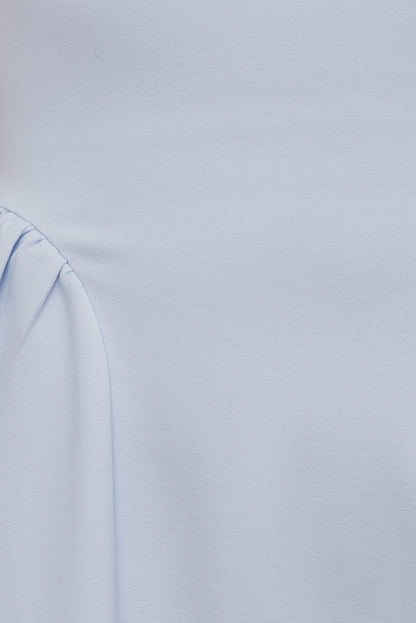 Dynamite Iris Ponte Midi Dress Blue