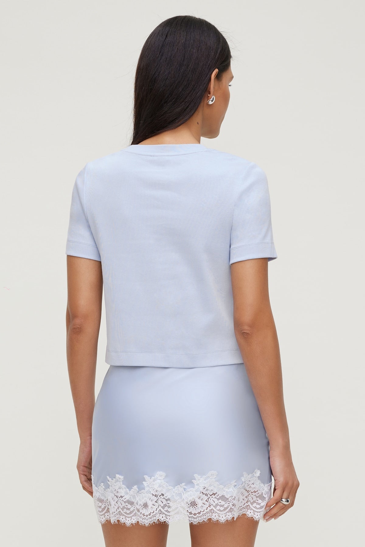 Dynamite Everyday Cotton T Shirt Blue