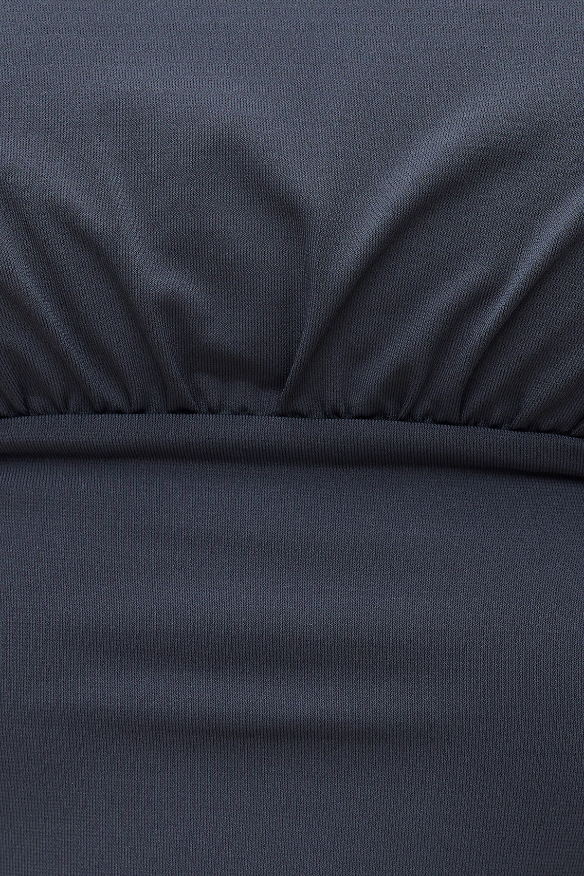Dynamite Sculpt Cinched Waist Top Blue