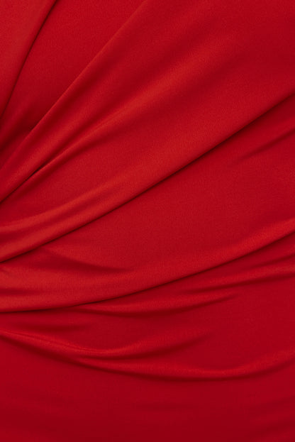Dynamite Sculpt Open Back Mini Dress Red