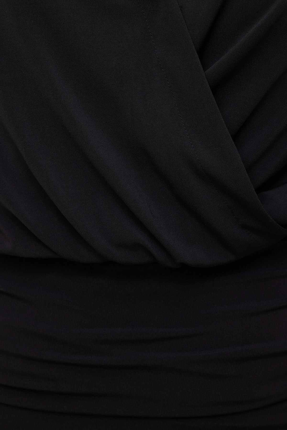 Dynamite Sculpt Mini Shirt Dress Black