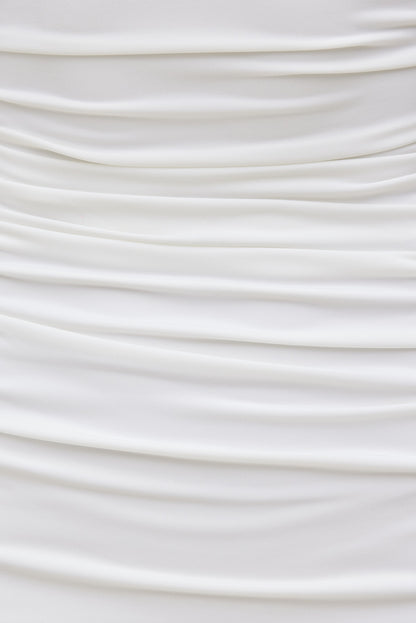 Dynamite Brie Sculpt Midi Dress White