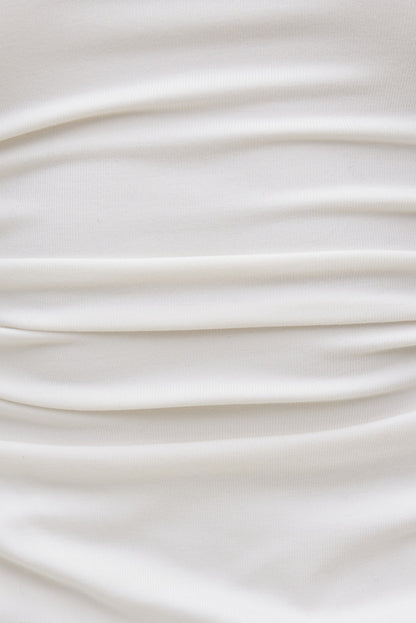 Dynamite Katia Long Sleeve Mini Dress White