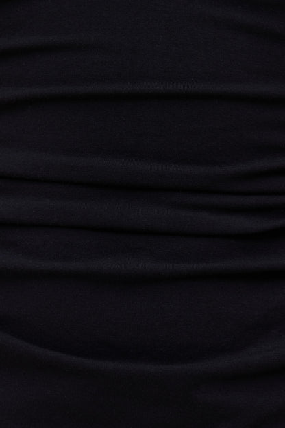 Dynamite Andrea Cotton Mini Dress Black