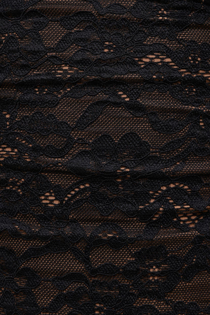 Dynamite Monet Lace Top Black