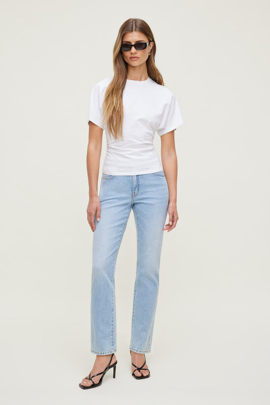Dynamite Frenchie High Rise Slim Leg Jeans Blue