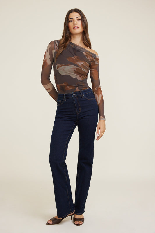 Dynamite Elodie Stretch High Rise Bootcut Jeans Blue
