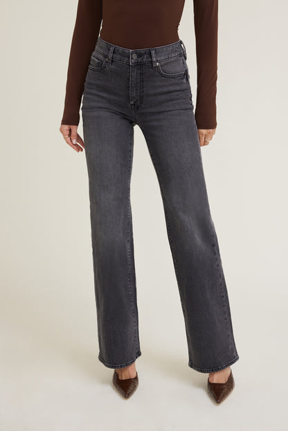Dynamite Elodie Stretch High Rise Bootcut Jeans Black