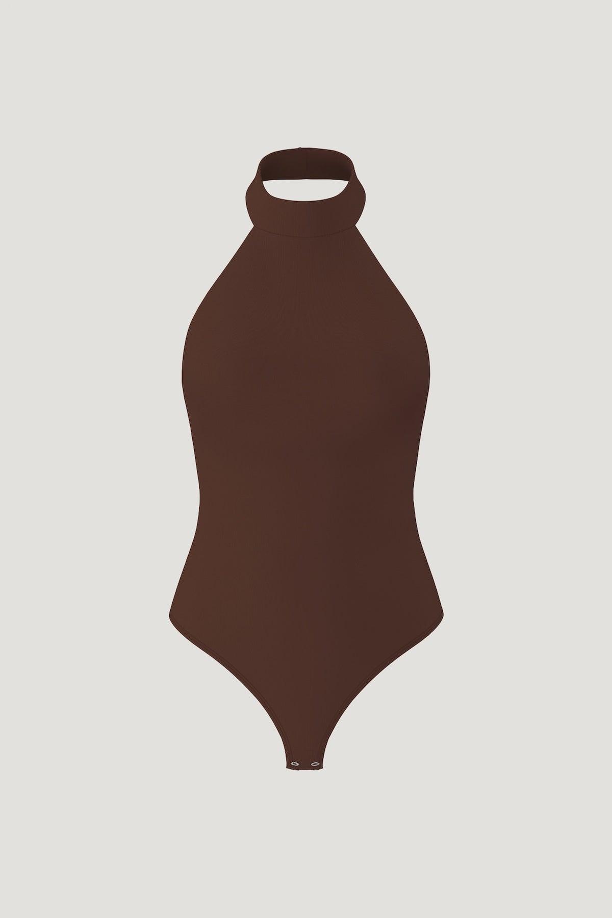 Dynamite Sculpt Halter Neck Bodysuit Brown