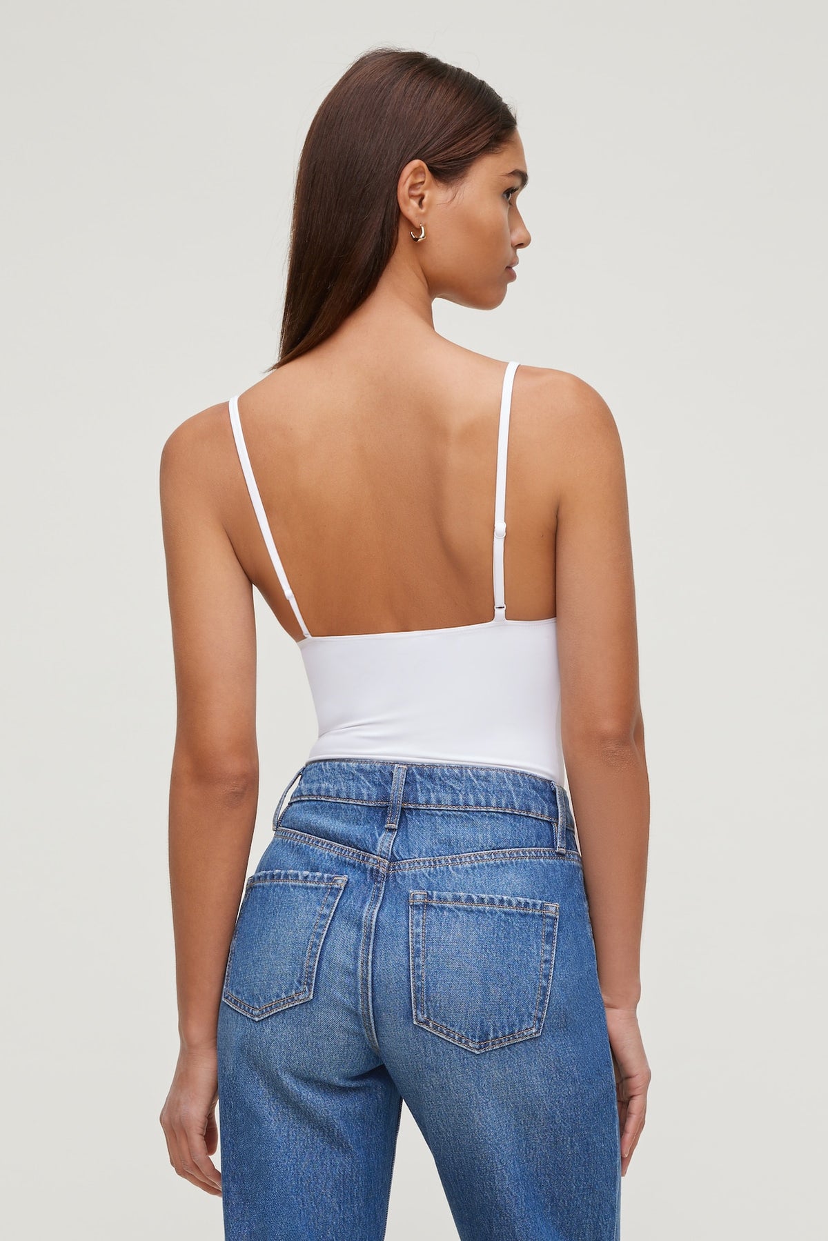 Dynamite Lace Trim Bodysuit White