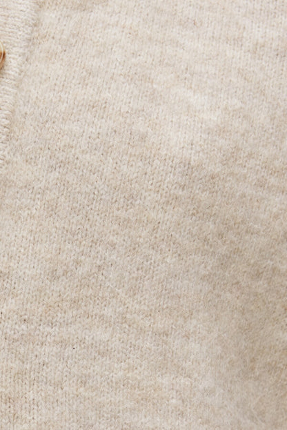 Dynamite Rebecca Crewneck Cardigan Gray