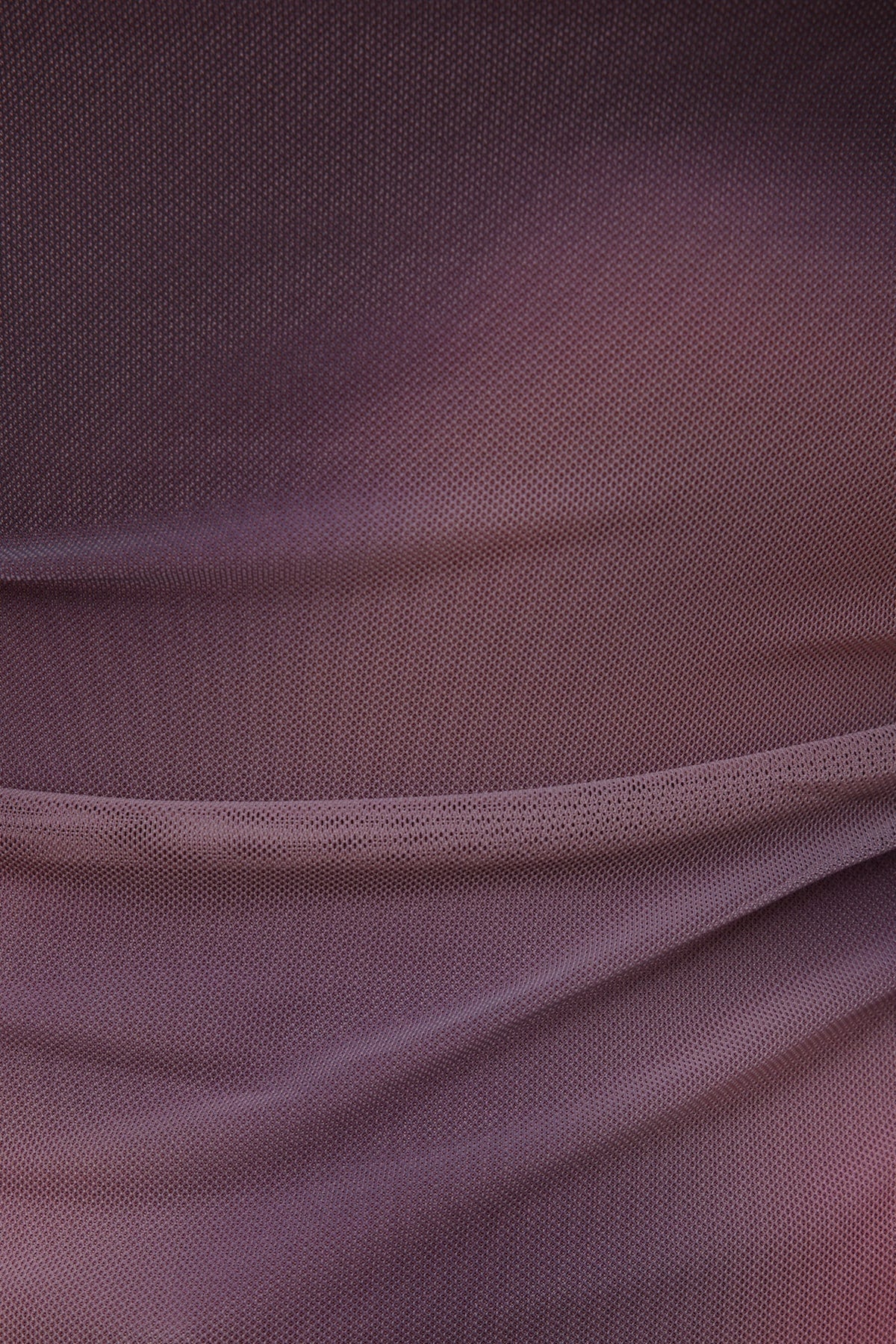 Dynamite Stella Long Sleeve Mesh Top PURPLE