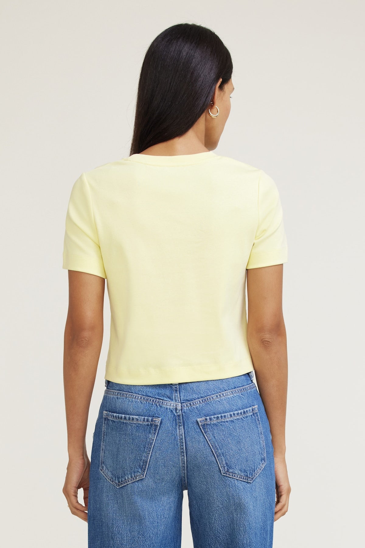 Dynamite Everyday Cotton T Shirt Yellow