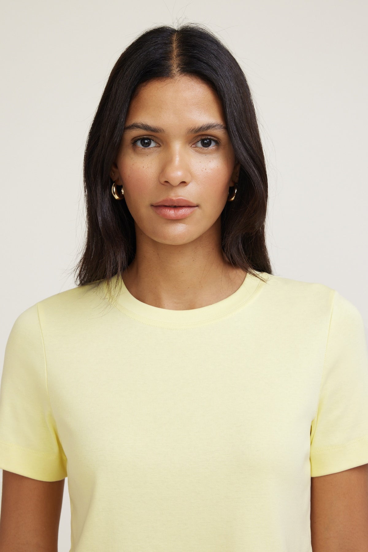 Dynamite Everyday Cotton T Shirt Yellow