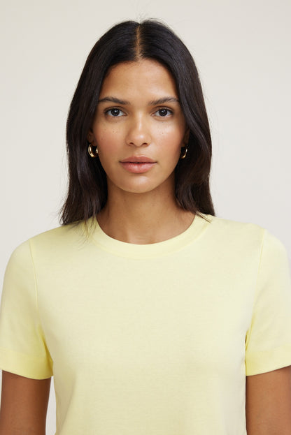 Dynamite Everyday Cotton T Shirt Yellow