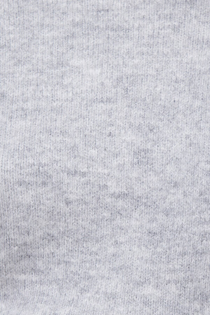 Dynamite Juliet Cinched Boat Neck Sweater Gray