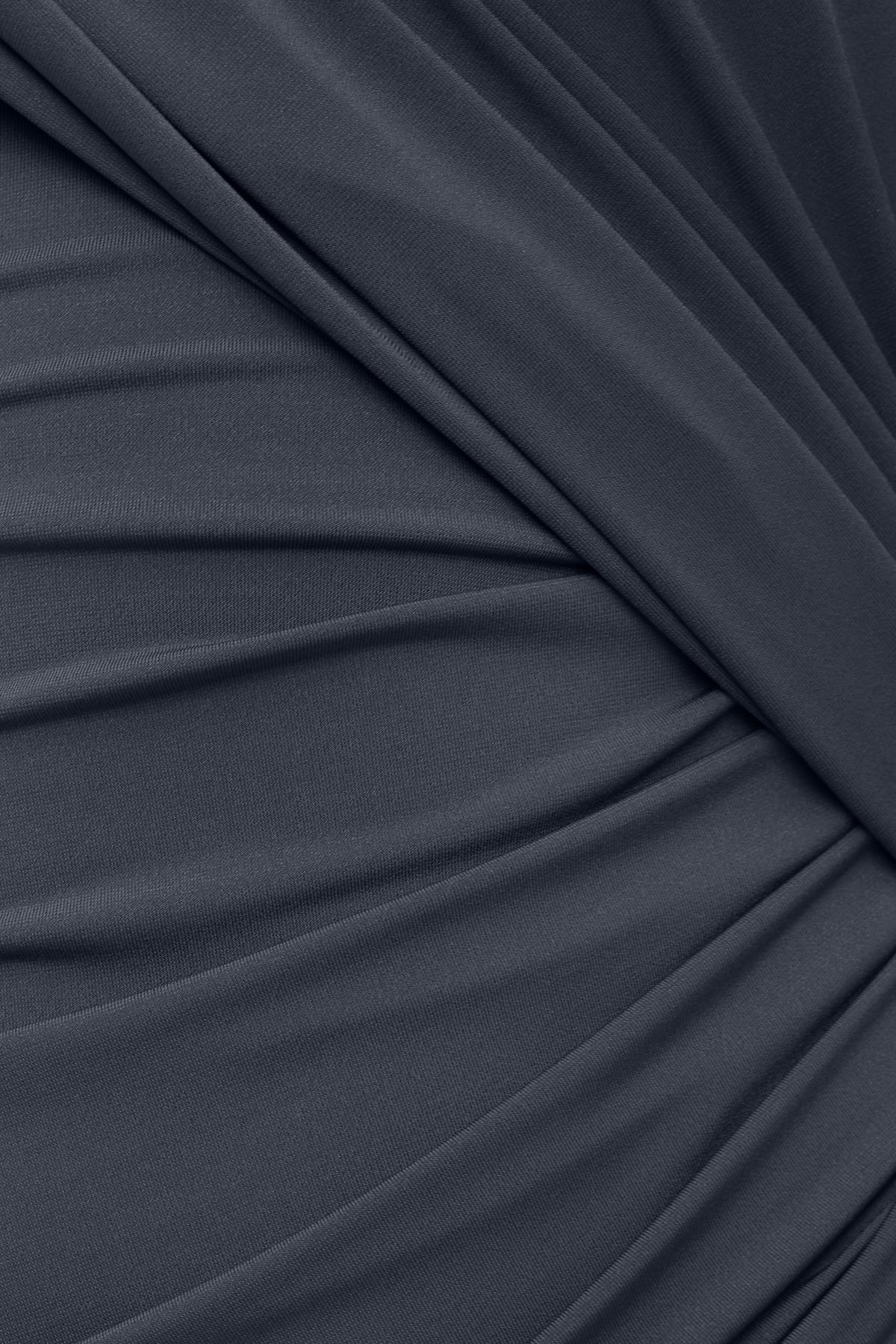 Dynamite Sculpt Draped Structured Mini Dress Blue