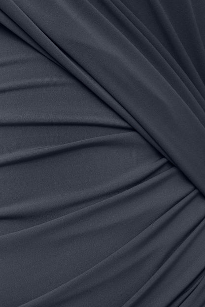 Dynamite Sculpt Draped Structured Mini Dress Blue