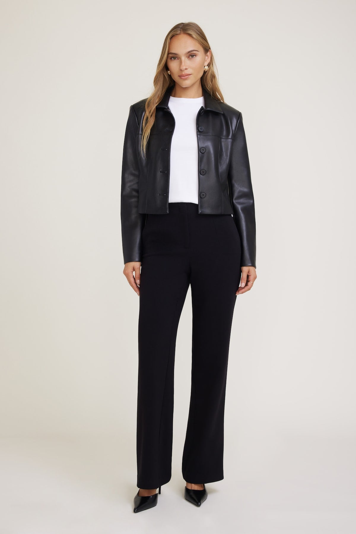 Dynamite Stevie Slim Bootcut Pants Black