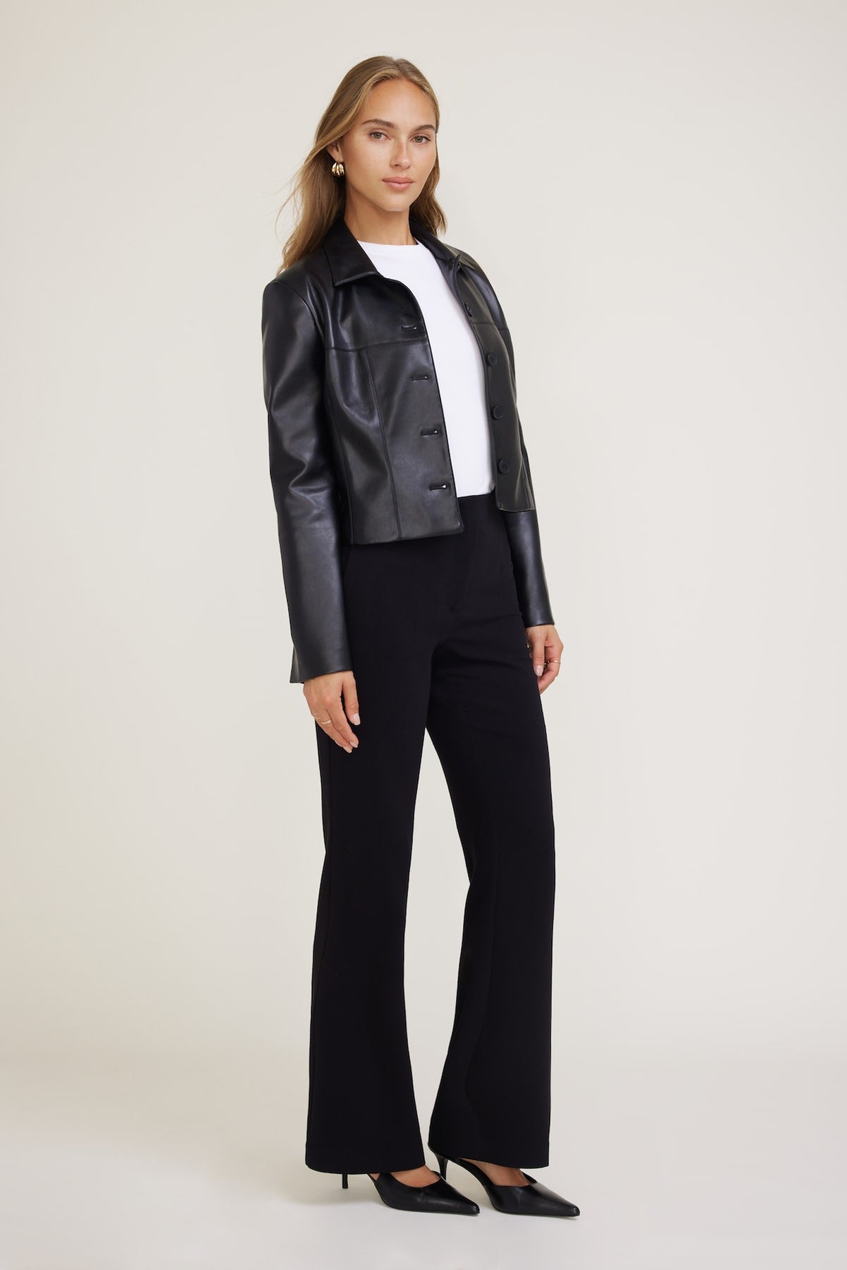 Dynamite Stevie Slim Bootcut Pants Black