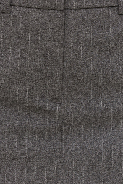 Dynamite Josefine Pinstripe Mini Skort Gray