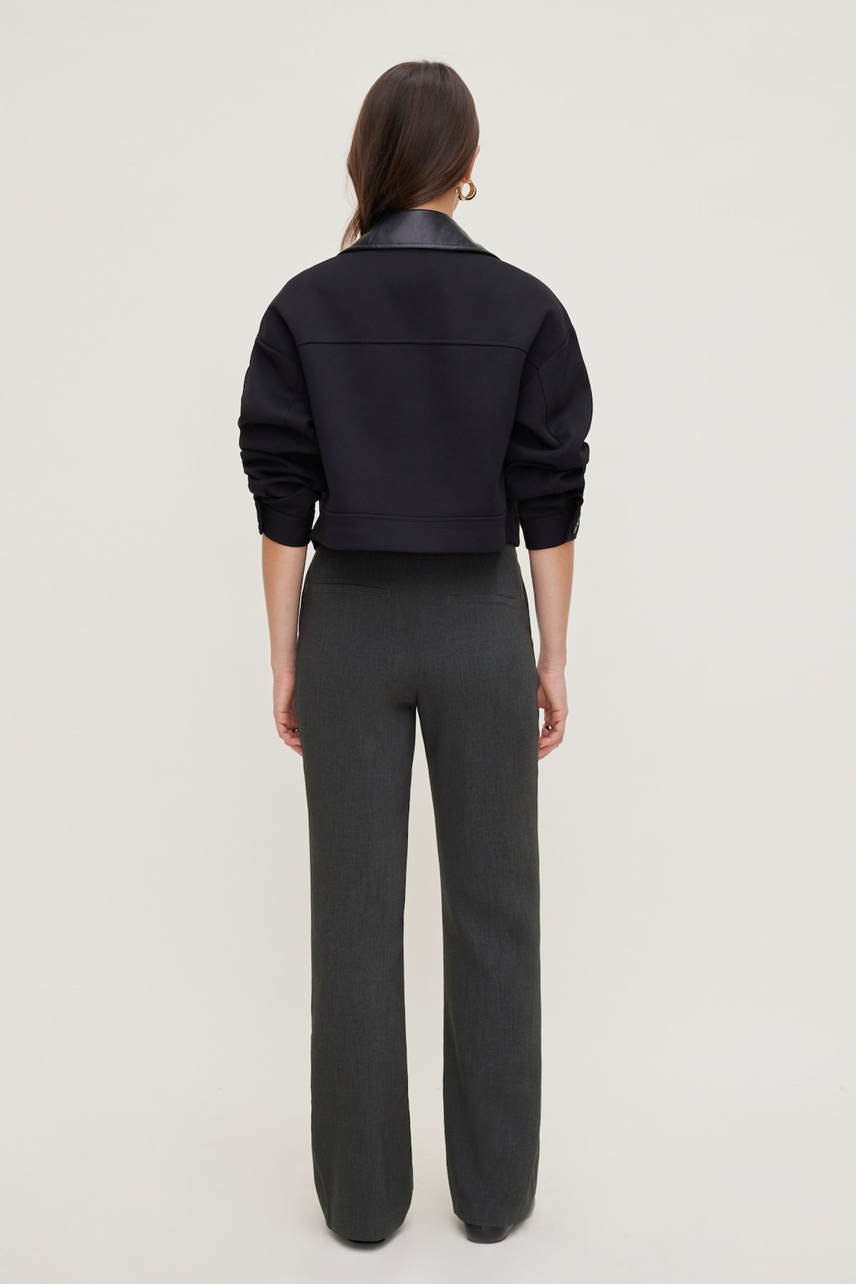 Dynamite Stevie Slim Bootcut Pants Gray