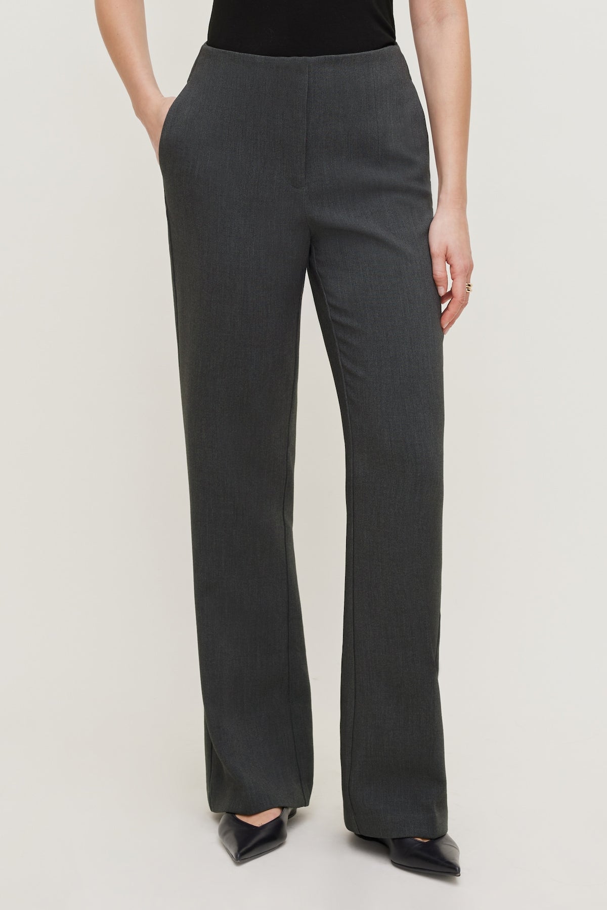 Dynamite Stevie Slim Bootcut Pants Gray