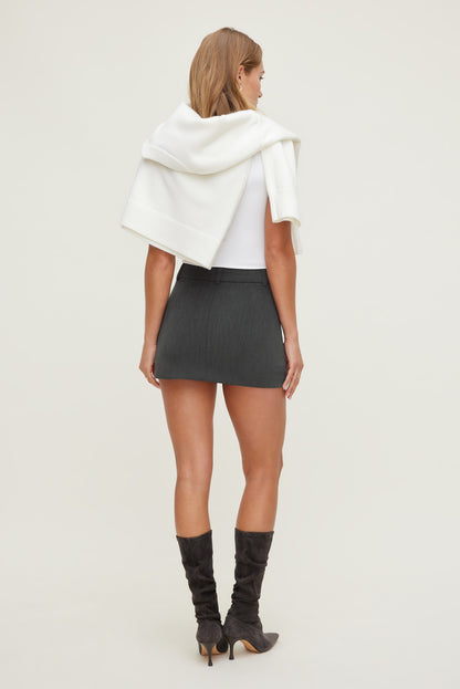 Dynamite Josefine Mini Skort Gray