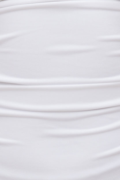 Dynamite Sculpt V Neck Tank Top White