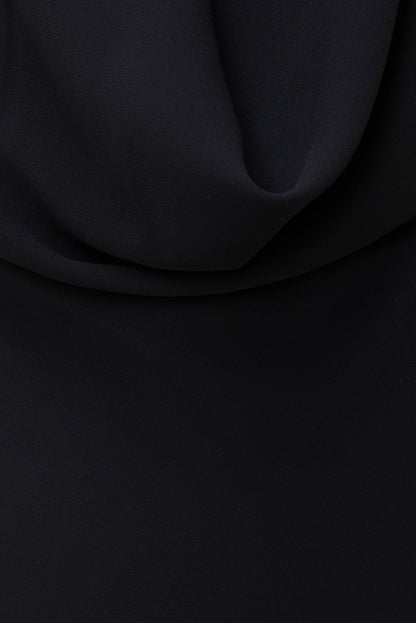 Dynamite Deep Cowl Neck Maxi Dress Black