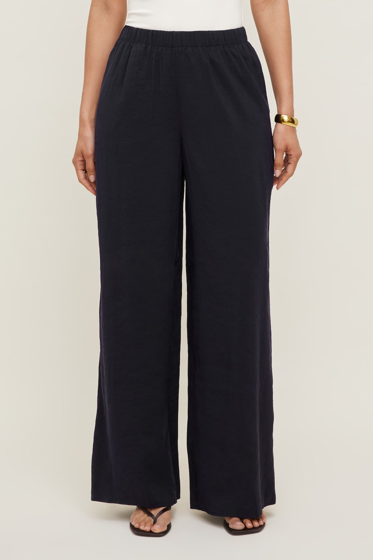 Dynamite Priya Wide Leg Pants Navy
