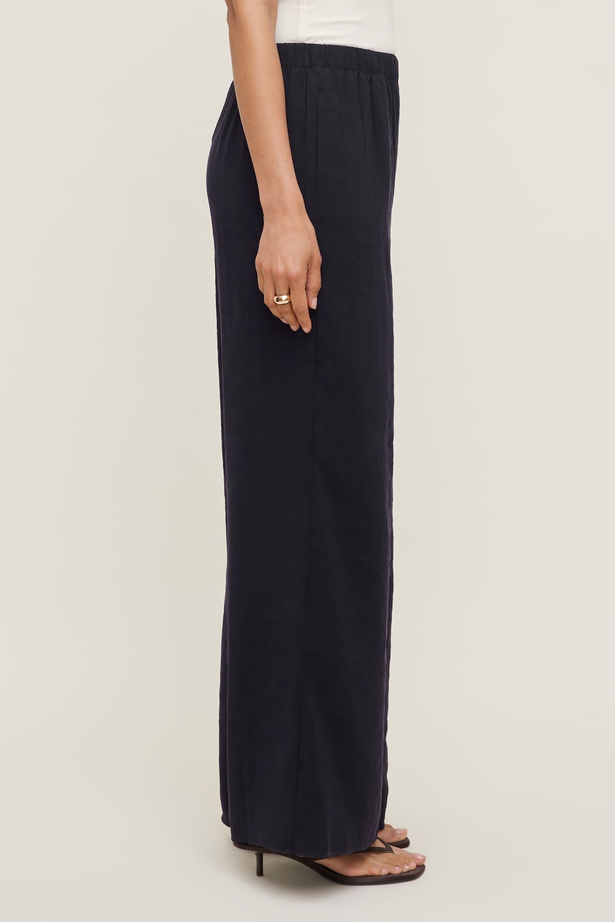 Dynamite Priya Wide Leg Pants Navy