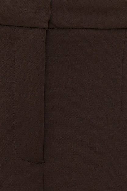 Dynamite Yasmin Airflow Straight Leg Pants Brown