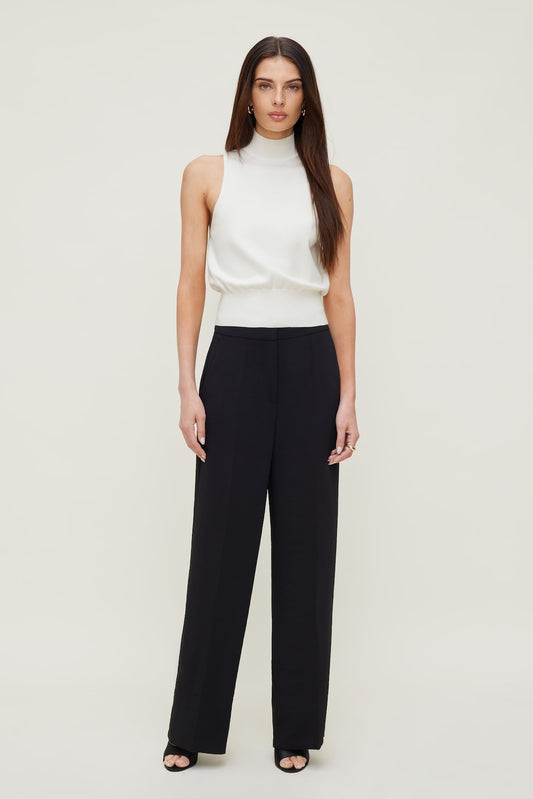 Dynamite Yasmin Airflow Straight Leg Pants Black