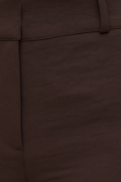 Dynamite Camelia Airflow Clean Straight Leg Pants Brown