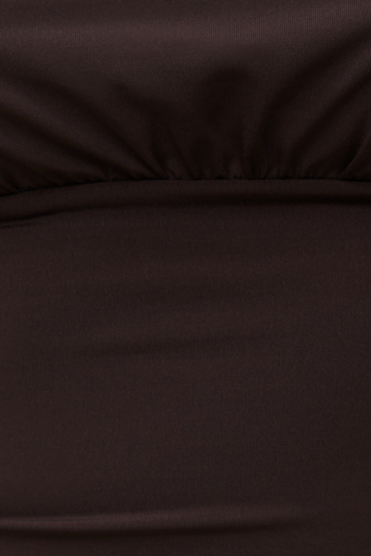 Dynamite Sculpt Cinched Waist Top Brown