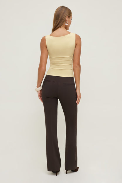 Dynamite Nola Sculpt Tank Top Yellow