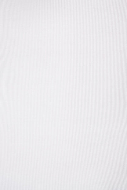 Dynamite Tedi Ribbed Long Sleeve T Shirt White