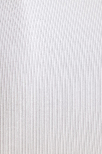 Dynamite Tedi Ribbed Long Sleeve T Shirt White