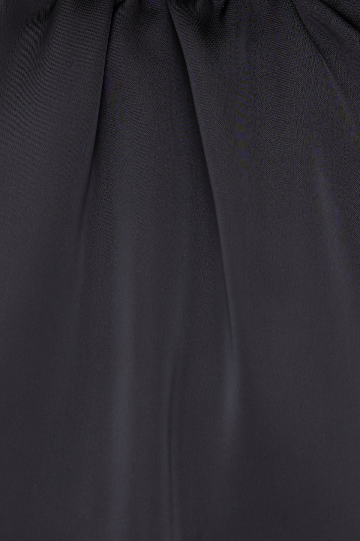 Dynamite Paloma Bubble Satin Halter Blouse Black
