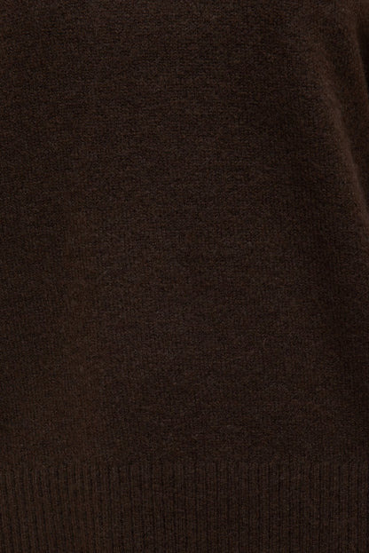 Dynamite Rory Oversized Sweater Brown