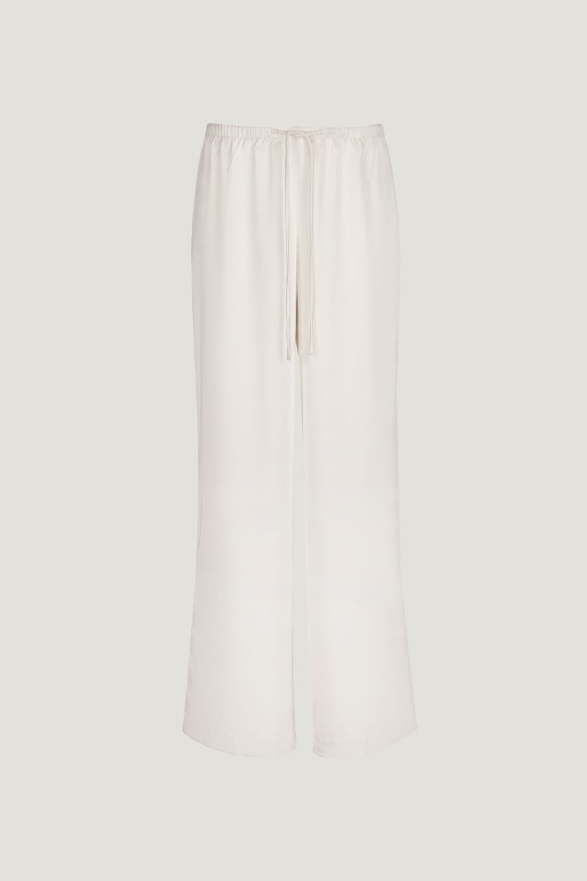 Dynamite Leo Satin Wide Leg Pants Beige